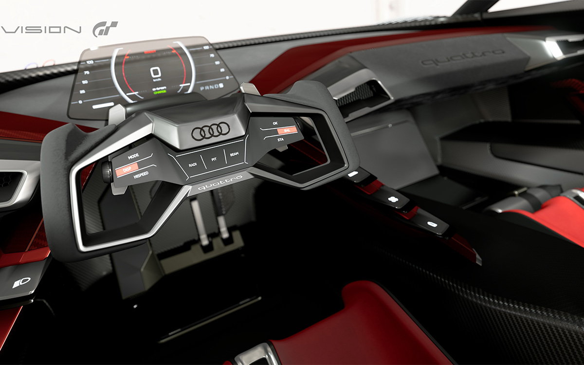 Audi e tron Vision Gran Turismo interior fx