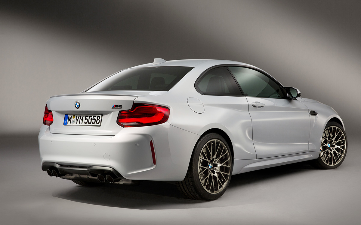 BMW M2 Competition trasera lateral fx