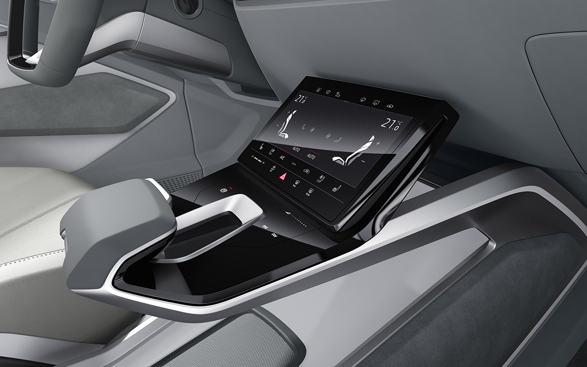 Audi e tron Sportback Interior Detalle fx