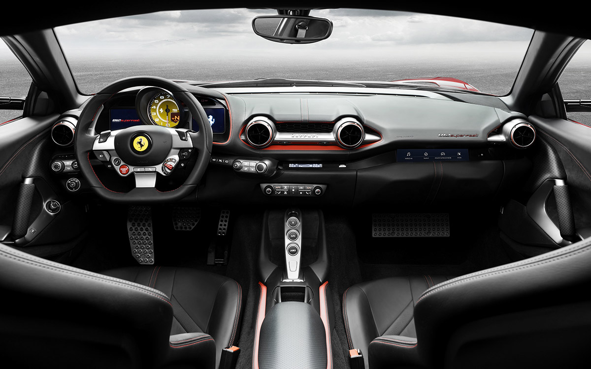 Ferrari 812 Superfast interior fx