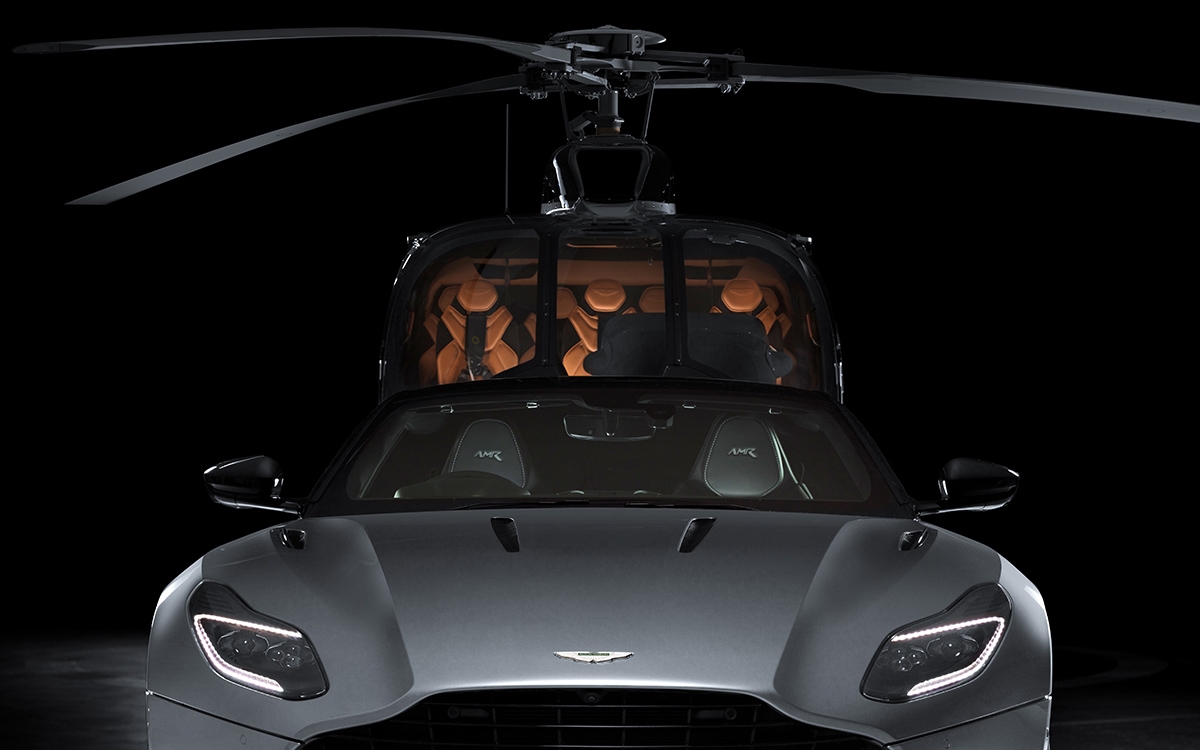 Aston Martin Airbus Corporate Helicopters frontal fx