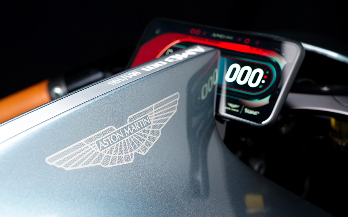 Aston Martin Limited Edition Motorcycle odometer fx