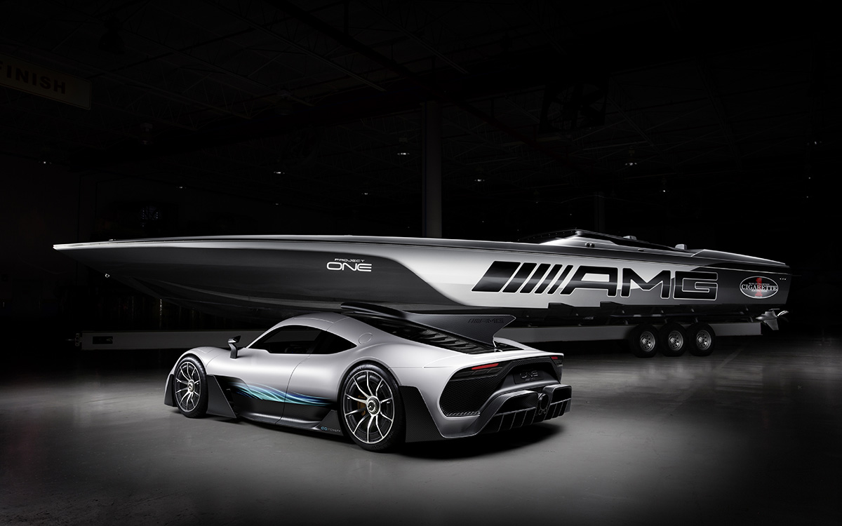 Mercedes AMG Cigarette Racing 515 Project ONE trasera fx