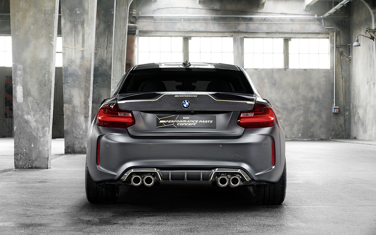 BMW M Performance Parts Concept trasera fx