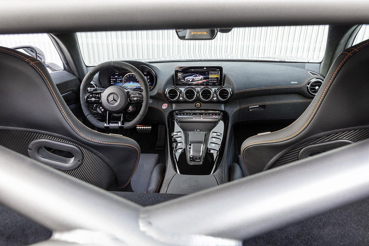 Mercedes AMG GT Black Series interior trasera fx