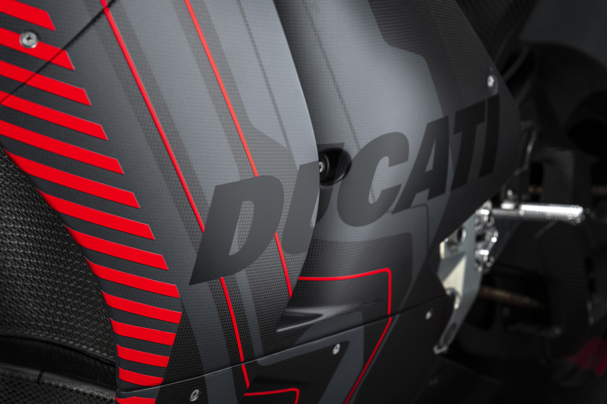 Ducati MotoE detalle logo