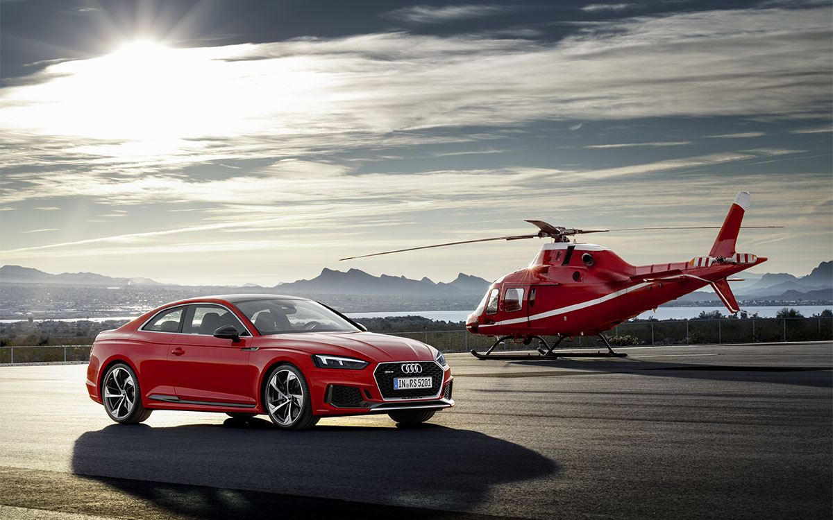 Audi RS 5 Coupe Helicoptero fx
