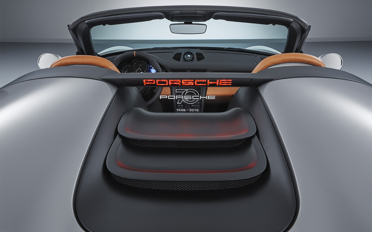 Porsche 911 Speedster Concept detalle trasera fx
