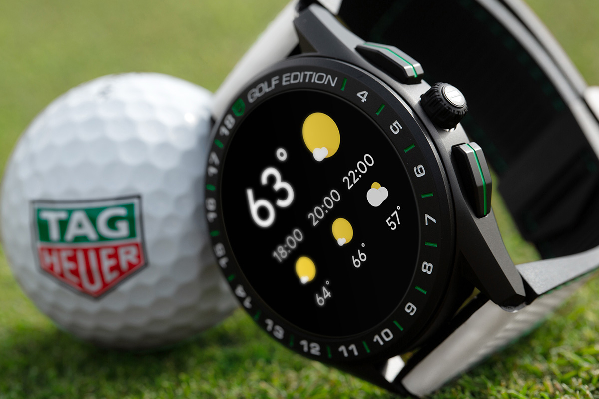 TAG Heuer Connected Golf Edition weather fx