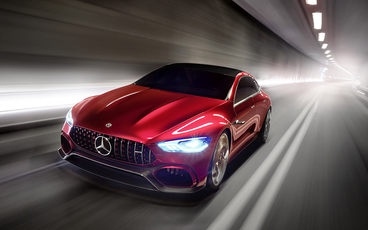 Mercedes AMG GT Concept Frente Tunel fx