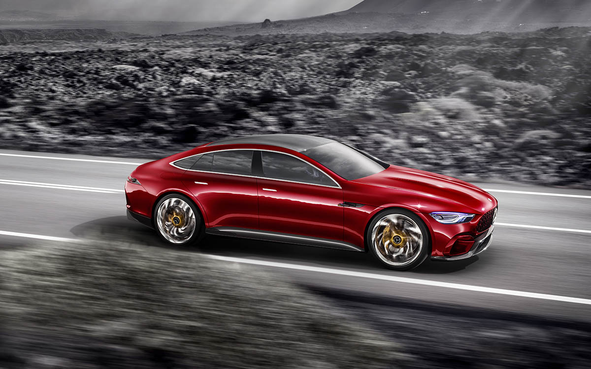 Mercedes AMG GT Concept Lateral Nubes fx