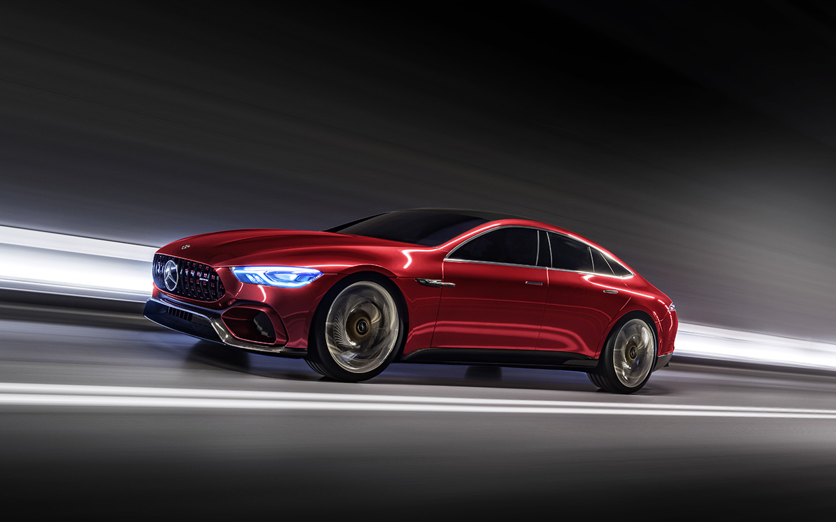 Mercedes AMG GT Concept Tunel Lateral fx
