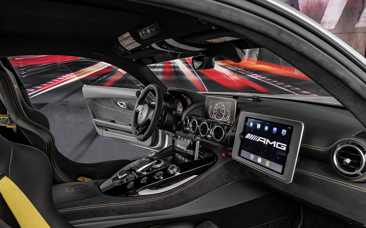 Mercedes AMG Safety Car GT R interior 2 fx