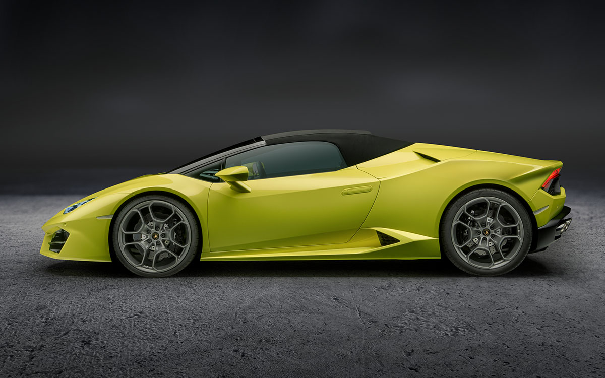 Huracan RWD Spyder Lateral Techo fx