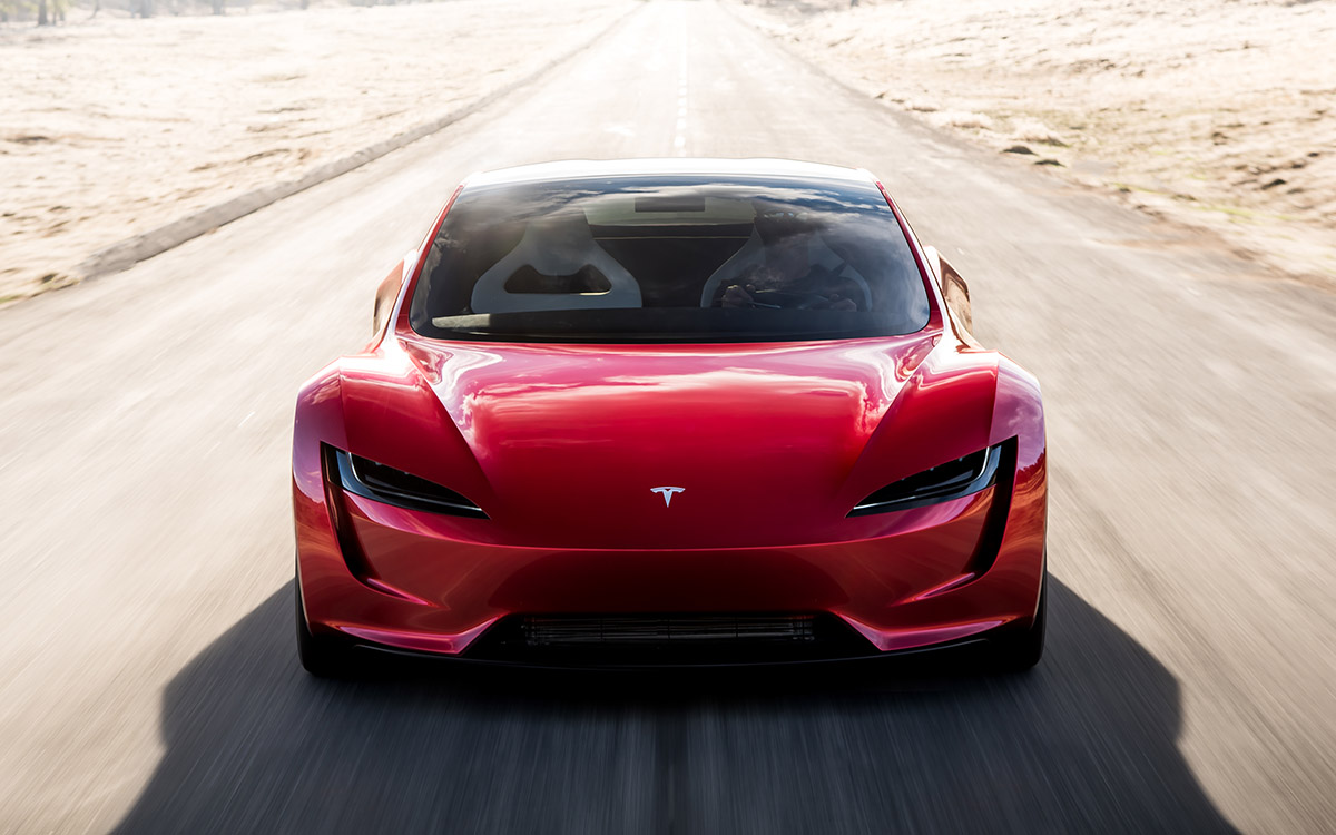 Tesla Roadster frontal fx