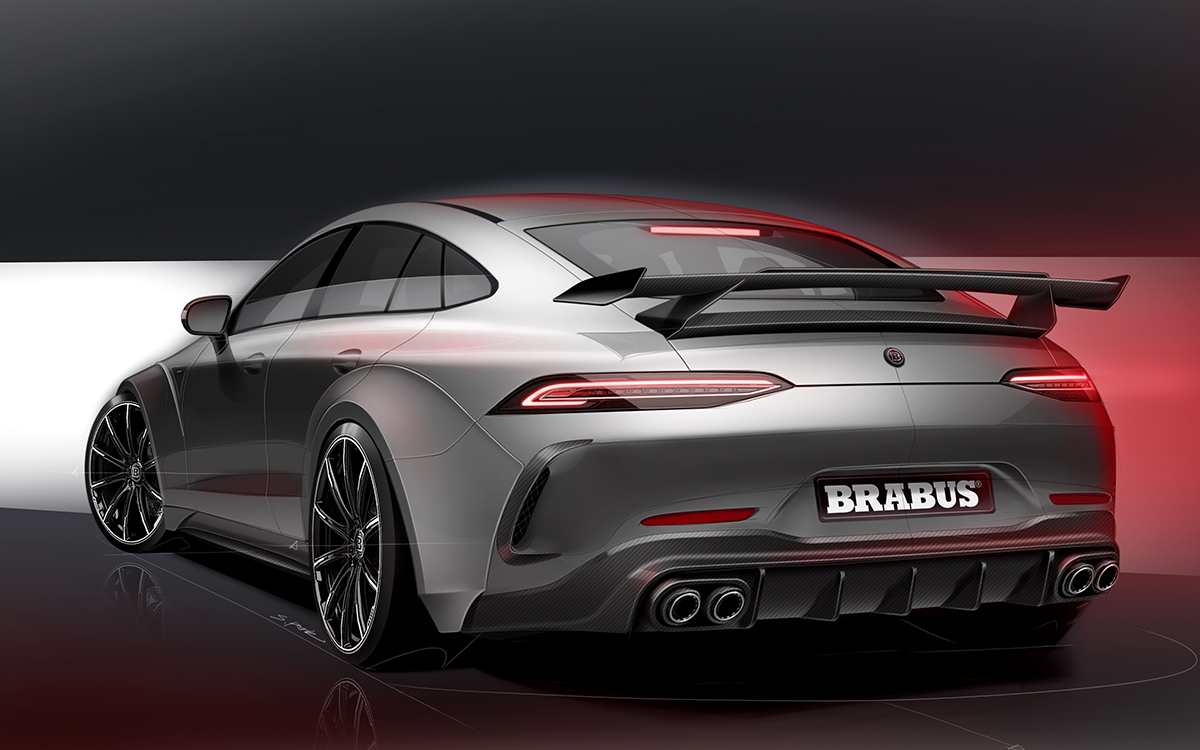 brabus rocket 900 one of ten trasera lateral render fx