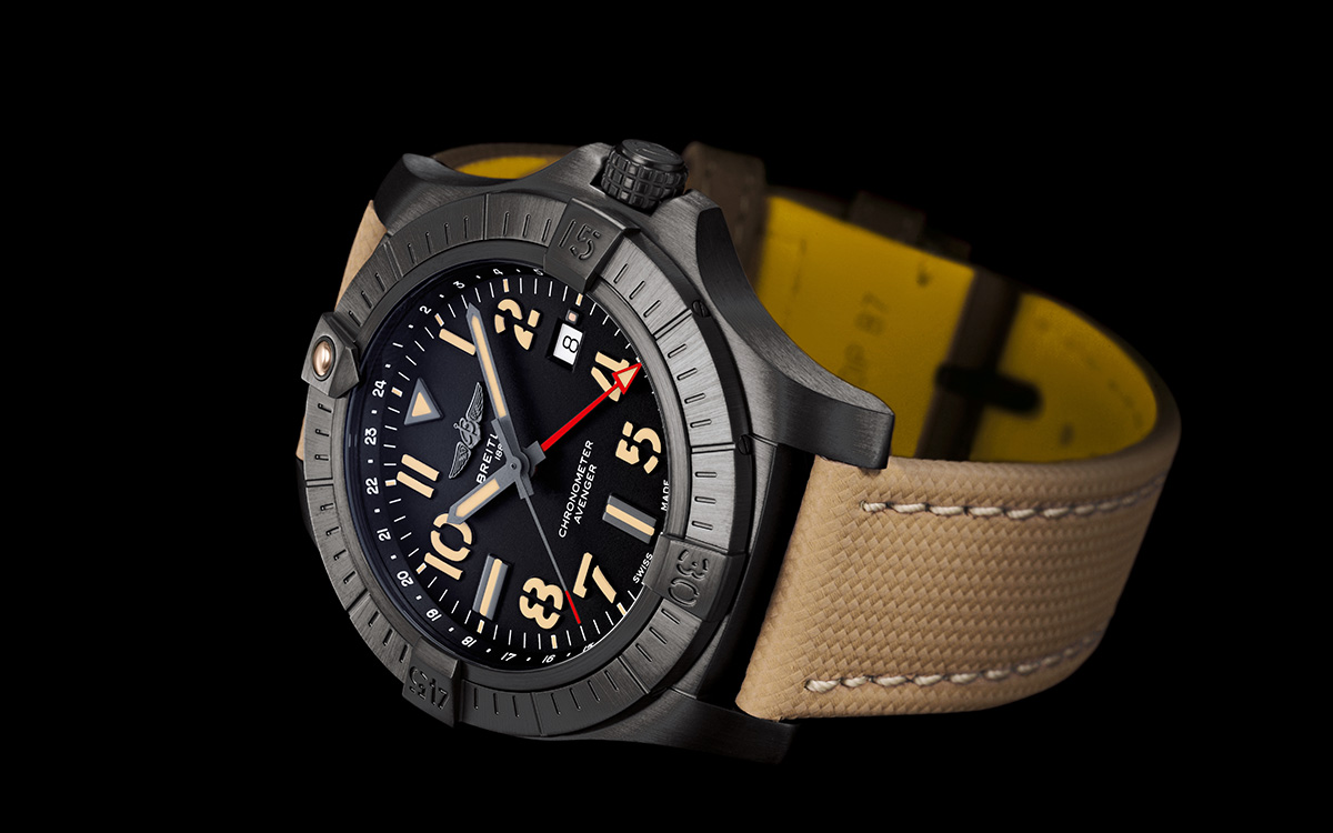 avenger automatic gmt 45 night mission 2 fx