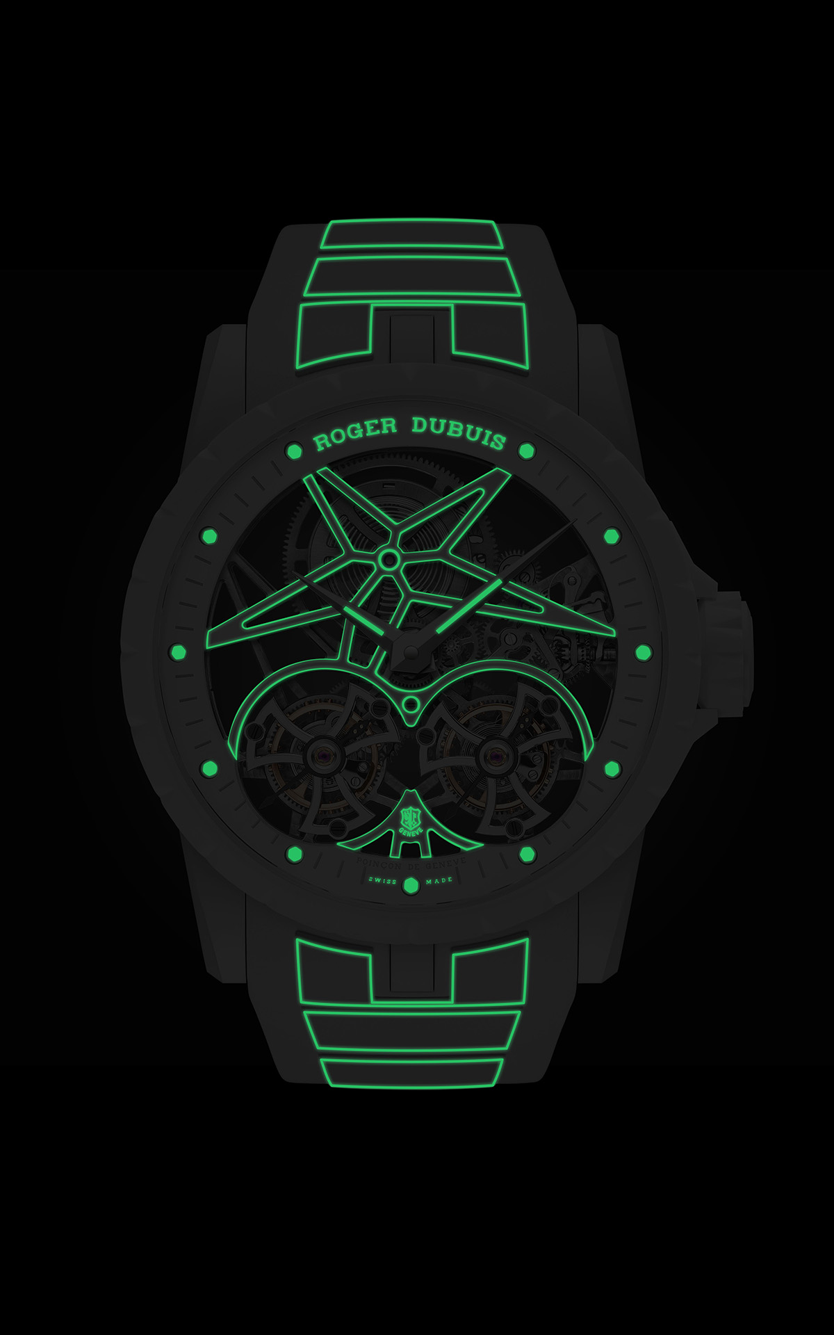 Roger Dubuis Excalibur Twofold frontal negro fx