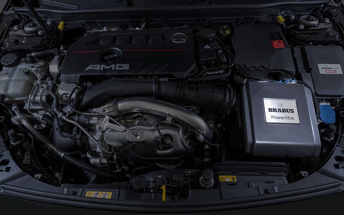 BRABUS Mercedes AMG A 35 4MATIC motor fx