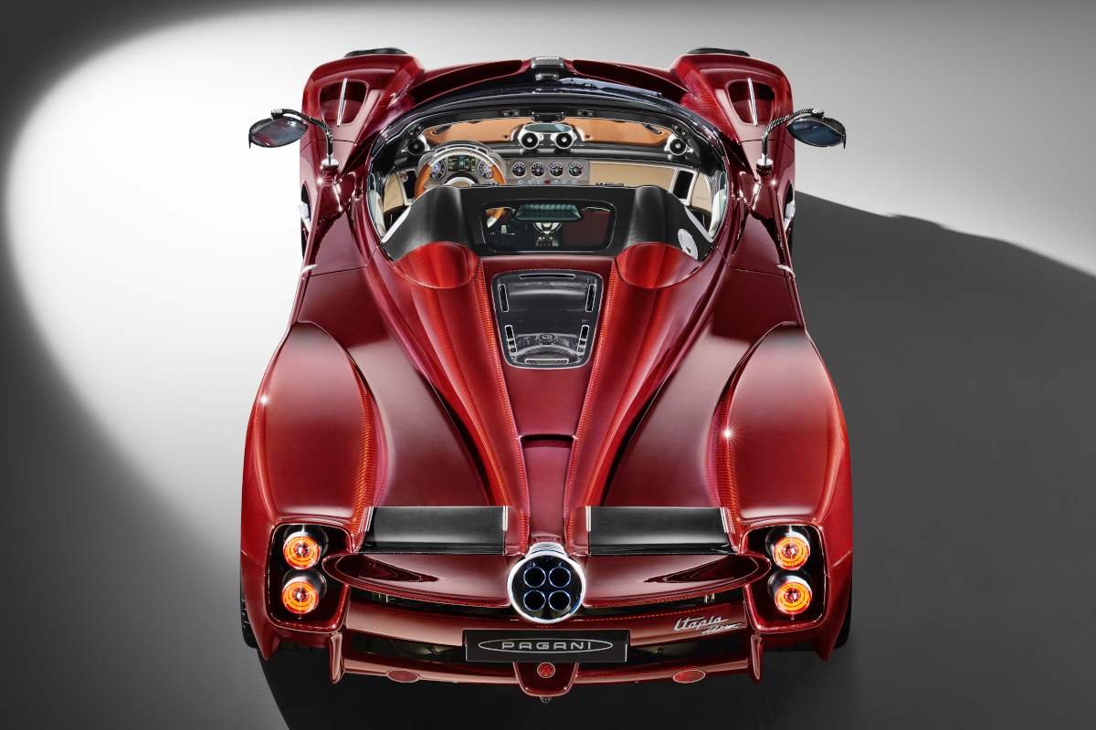 Pagani Utopia Roadster 010300 Posteriore alto fx