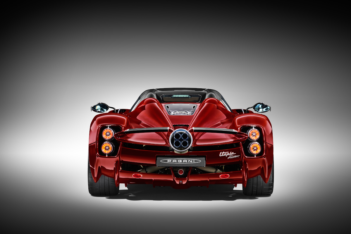 Pagani Utopia Roadster 010301 Posteriore portiere chiuse fx