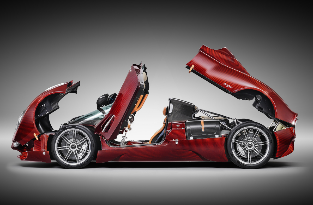 Pagani Utopia Roadster 010503 Laterale aperta totale fx