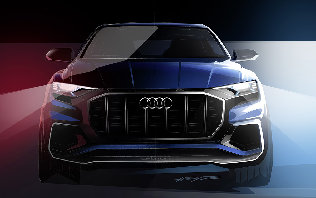 Audi Q8 concept Frontal fx