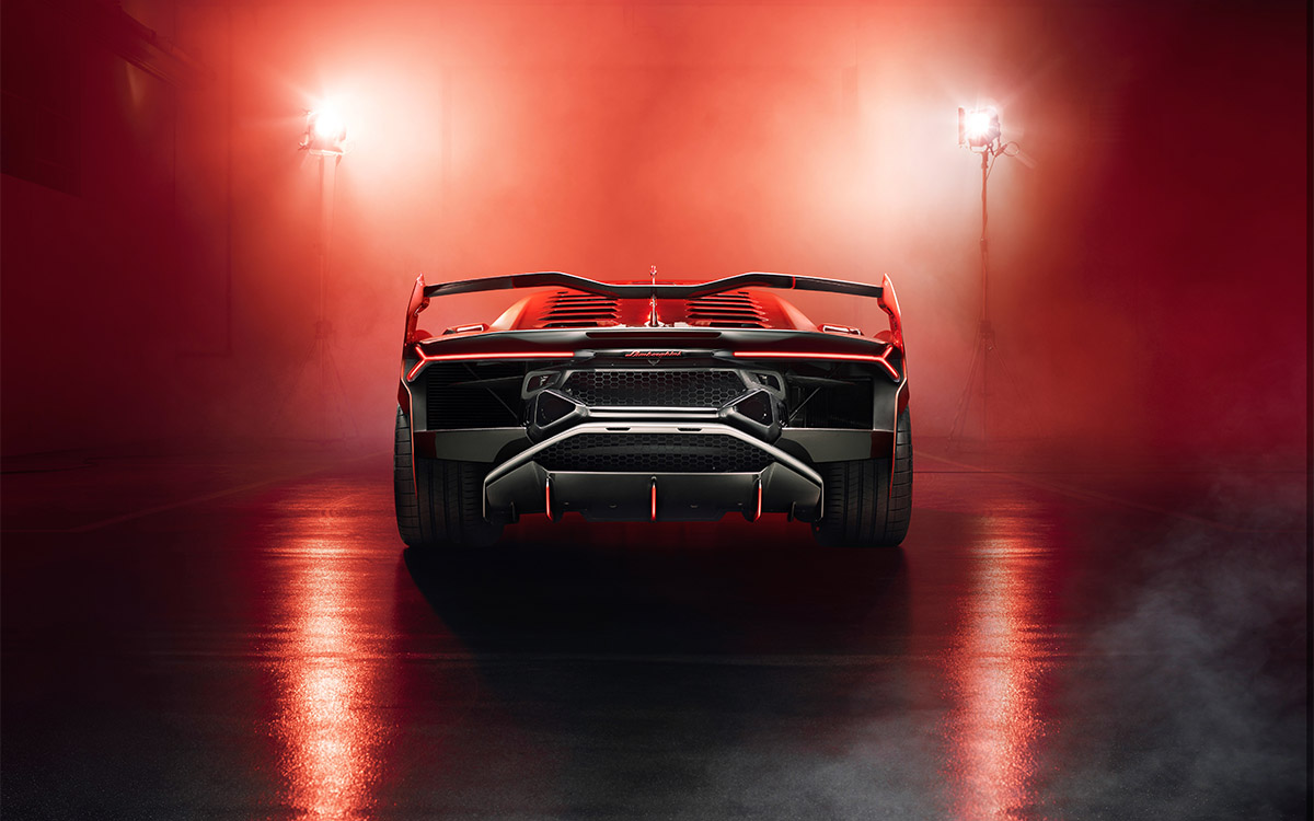 Lamborghini SC18 trasera fx