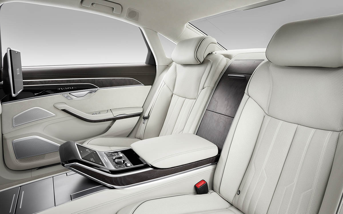 Audi A8 interior butacas traseras fx