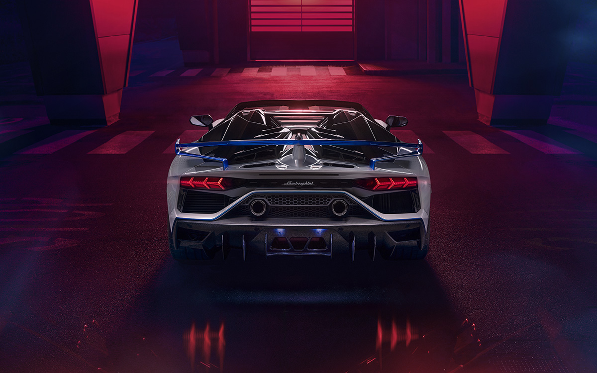 Lamborghini Aventador SVJ Xago Edition trasera fx