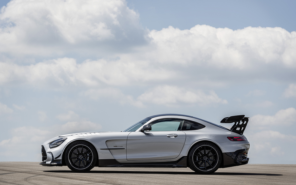 Mercedes AMG GT Black Series lateral fx