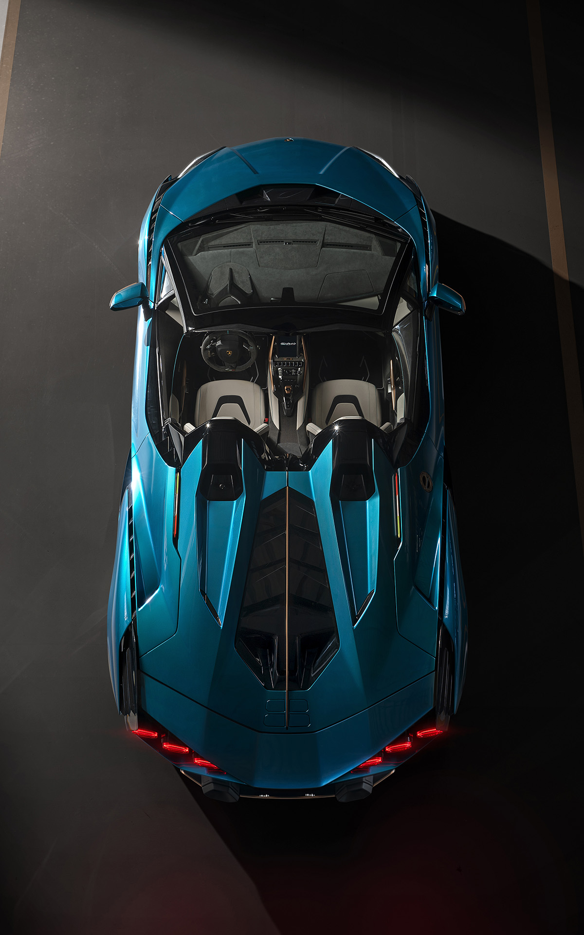 Lamborghini Sián Roadster aerea trasera fx
