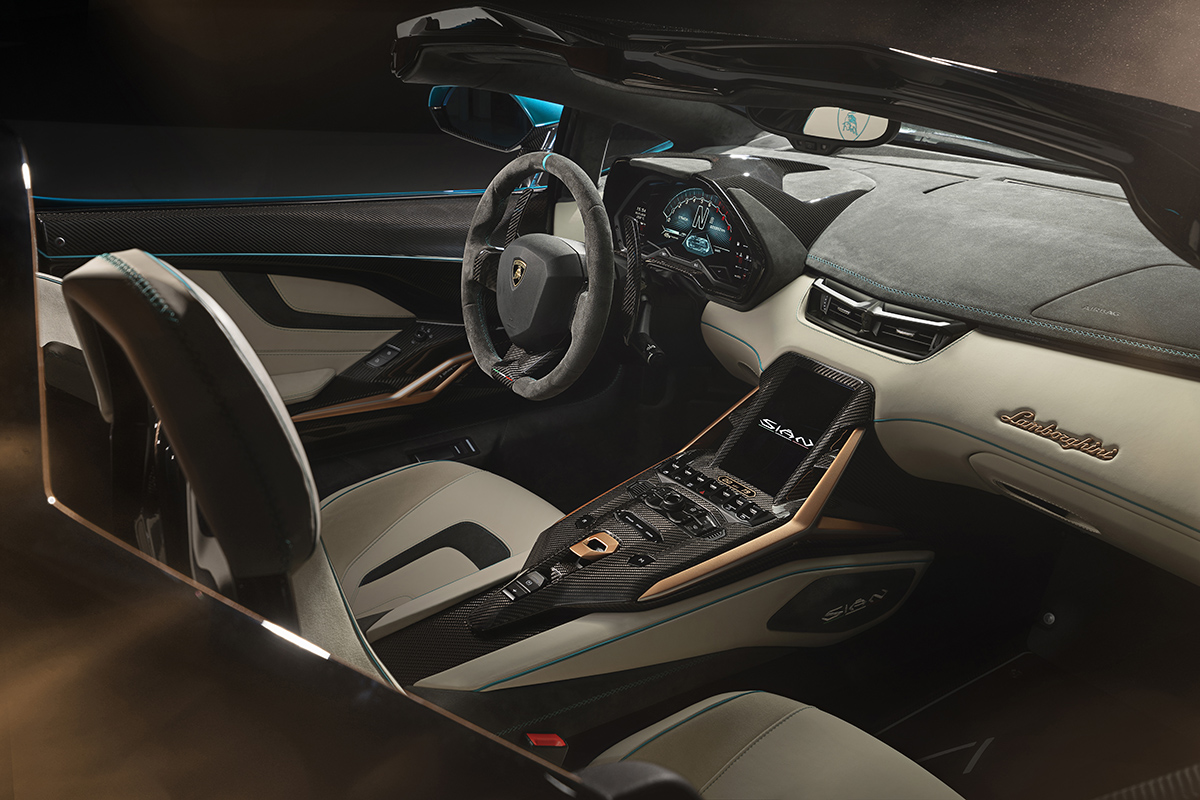 Lamborghini Sián Roadster interior fx