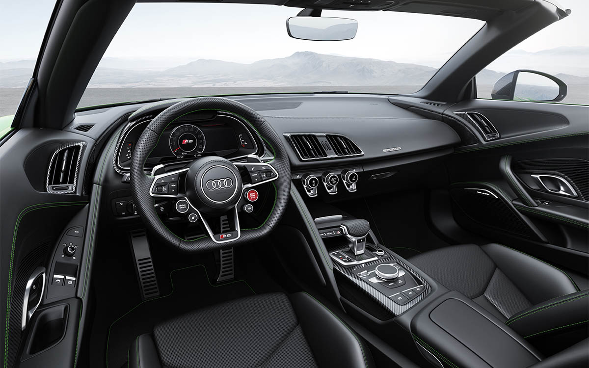 Audi R8 Spyder V10 plus Interior fx