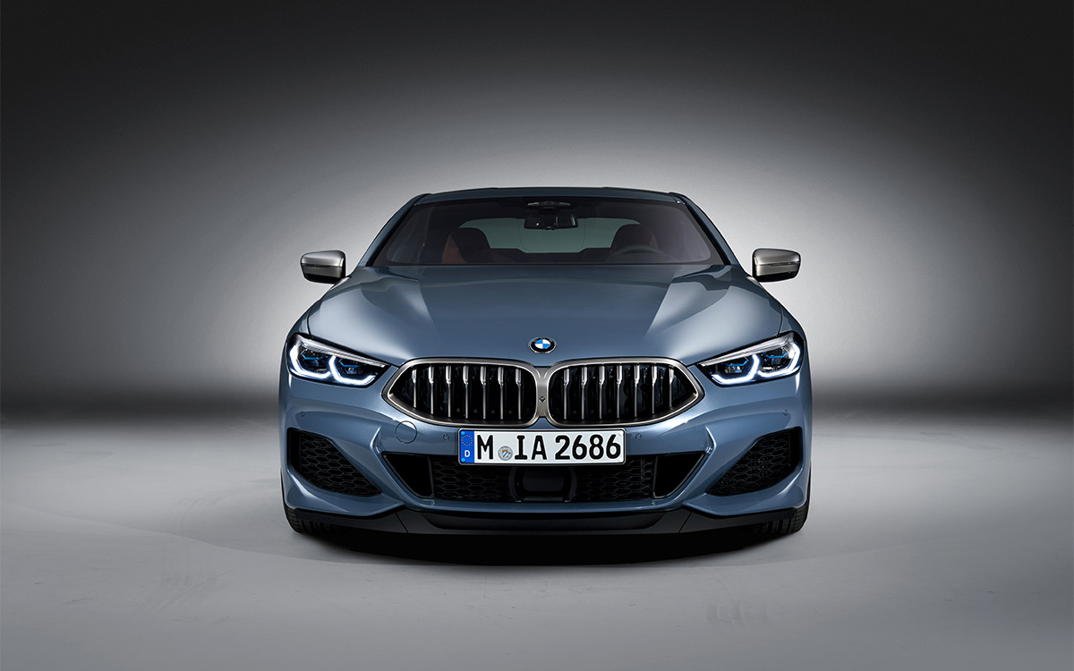 BMW Serie 8 Coupé Blue Frontal fx