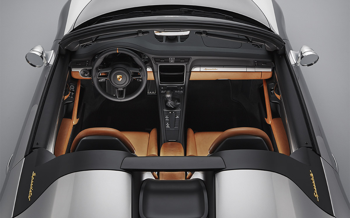 Porsche 911 Speedster Concept interior aerea fx