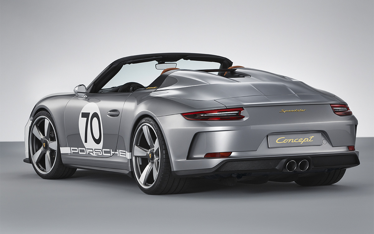 Porsche 911 Speedster Concept trasera lateral fx