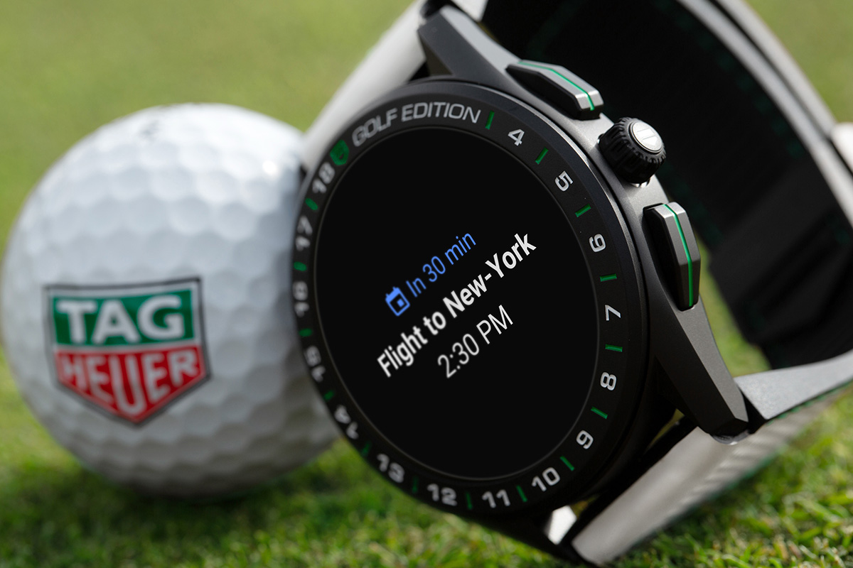 TAG Heuer Connected Golf Edition agenda fx