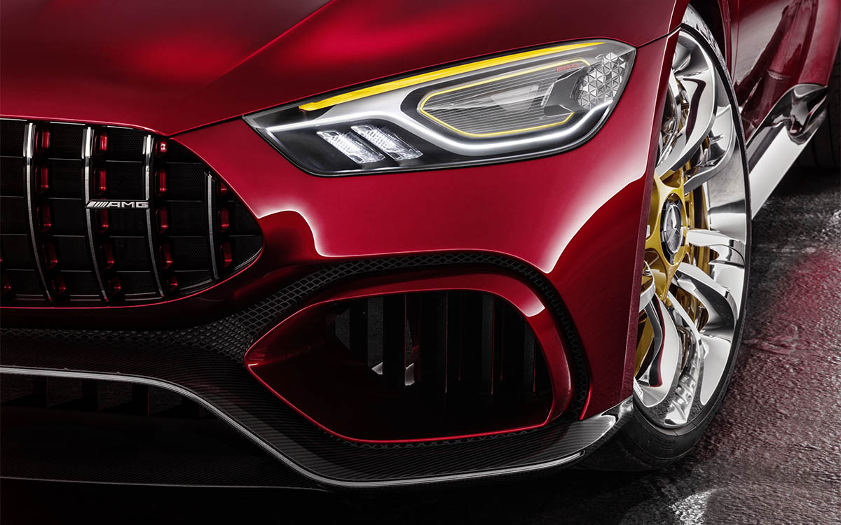 Mercedes AMG GT Concept Detalle Optica Del Ambar fx