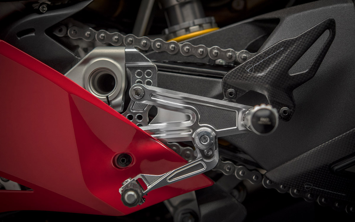 Ducati by Rizoma adjustable rider footpeg kit fx