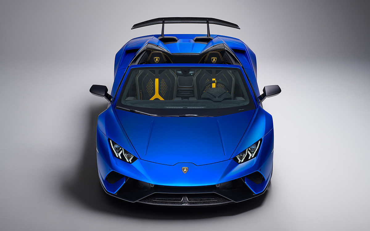 Lamborghini Huracan Performante Spyder frontal fx