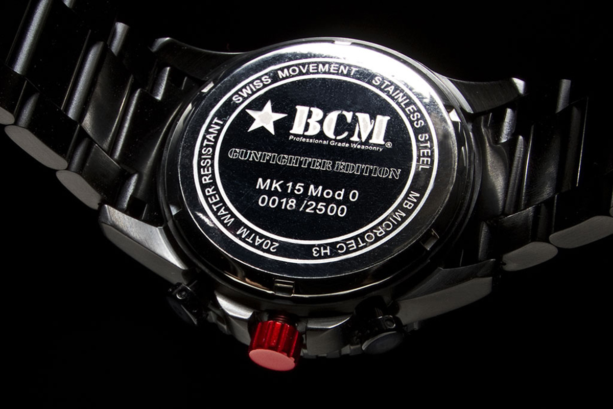 BCM MK15 Tritium Time Piece reverso