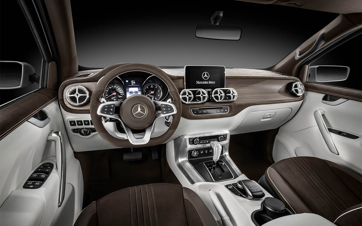 Mercedes Benz Concept X Class Tablero Bl fx