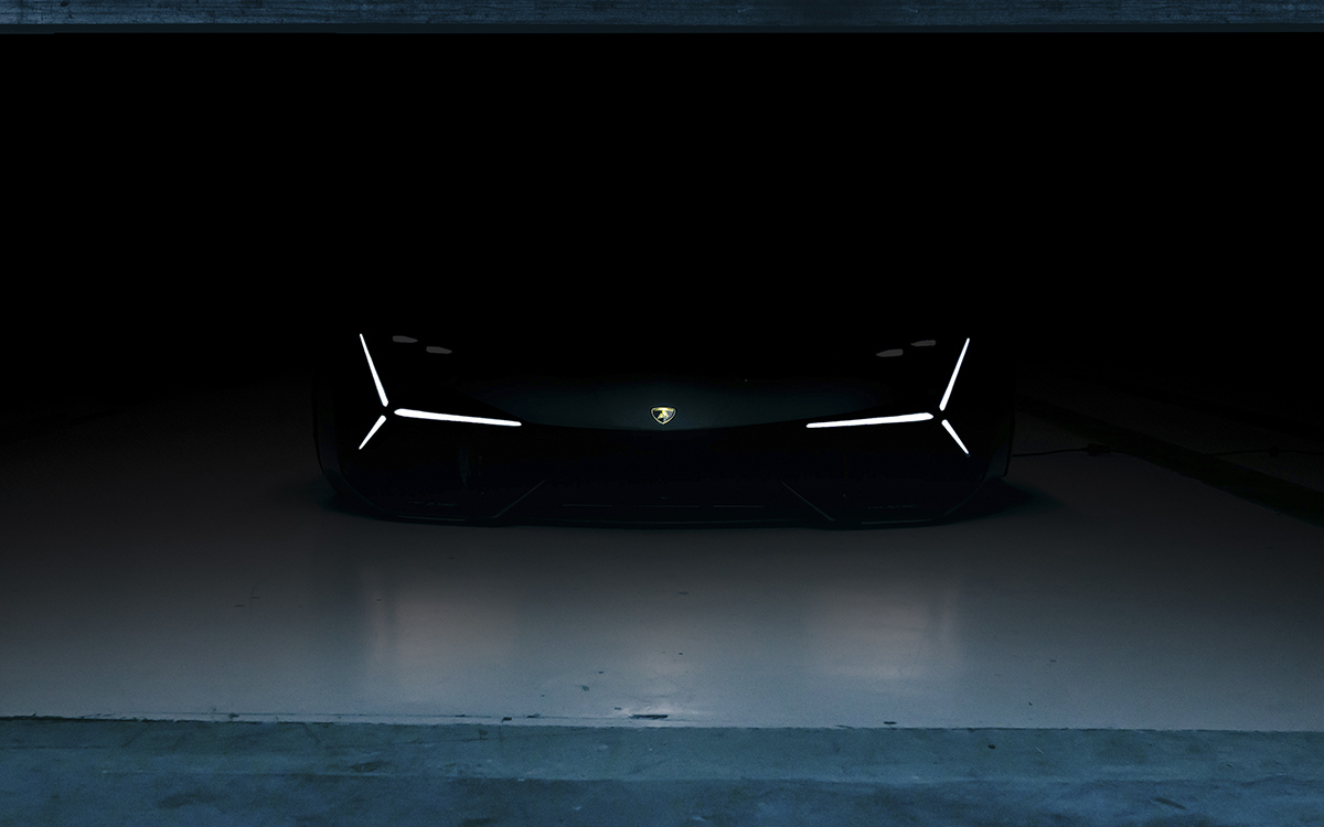 Lamborghini Terzo Millennio frontal fx
