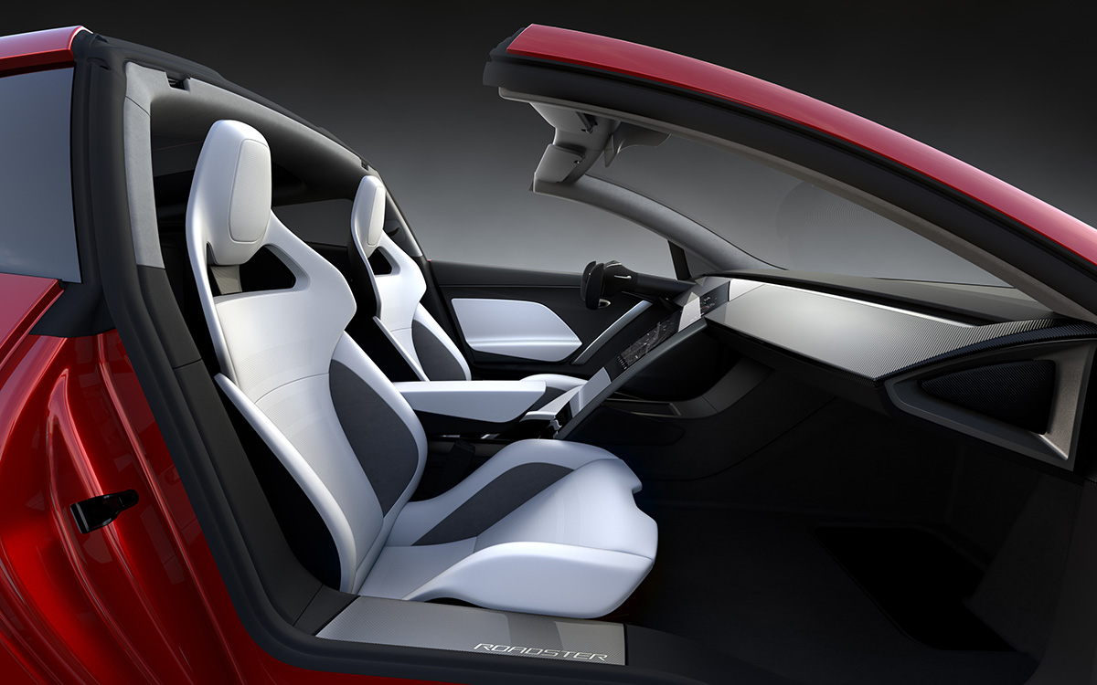 Tesla Roadster butacas fx