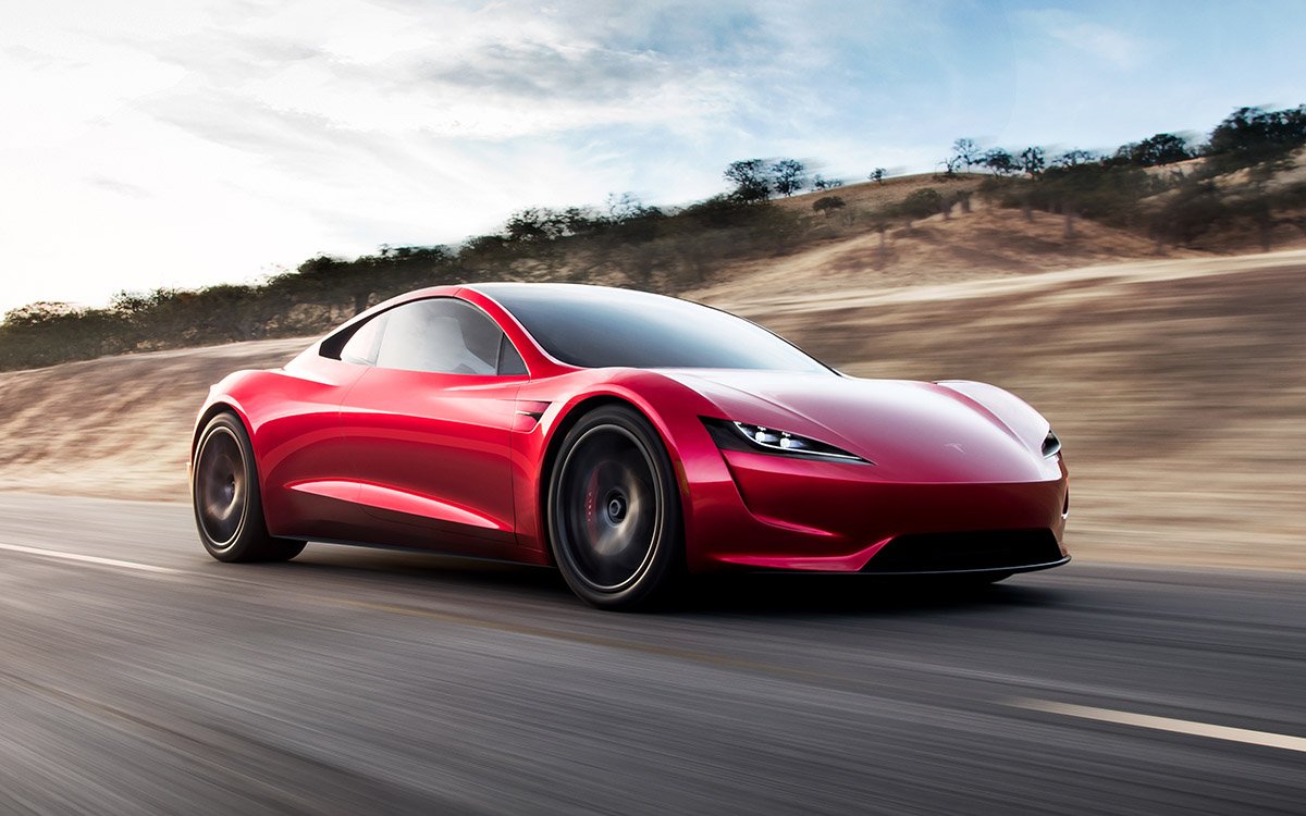 Tesla Roadster lateral der fx