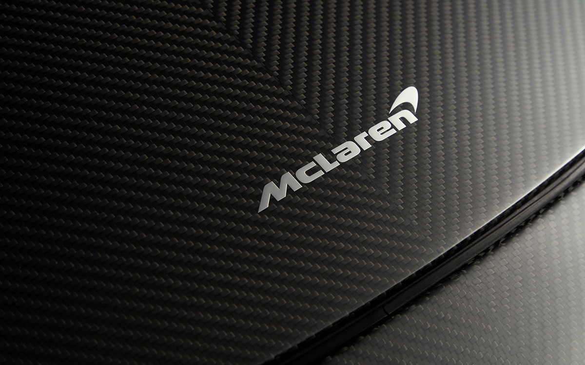 McLaren 765LT MSO Carbon Fibre Logo fx