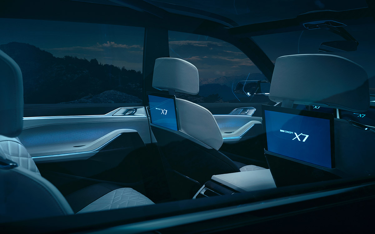 BMW Concept X7 iPerformance interior trasera fx
