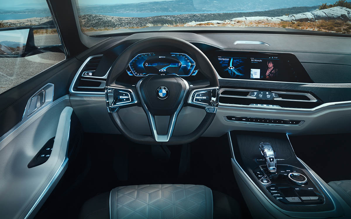 BMW Concept X7 iPerformance interior volante fx
