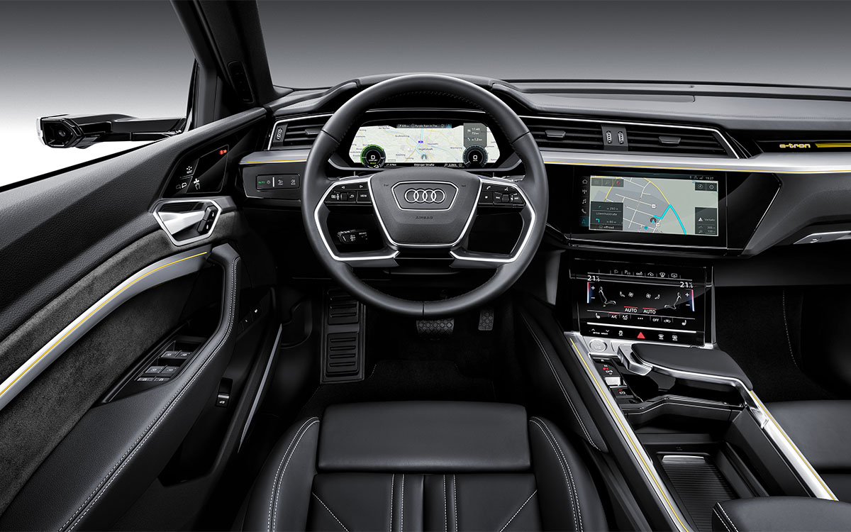 Audi e tron interior fx